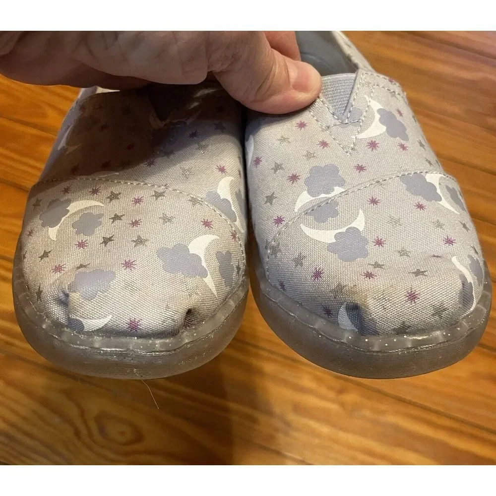 Toms Arctic Ice Foil Starry Sky Print Girls Size‎ 3